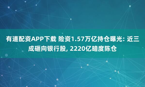 有道配资APP下载 险资1.57万亿持仓曝光: 近三成砸向银行股, 2220亿暗度陈仓